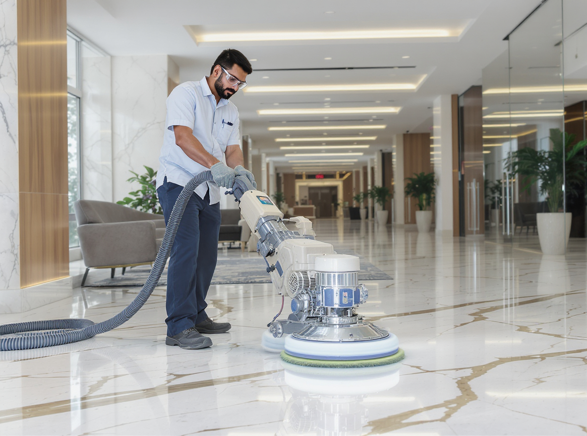 Marble Floor Polishing – Sun Services Inc
